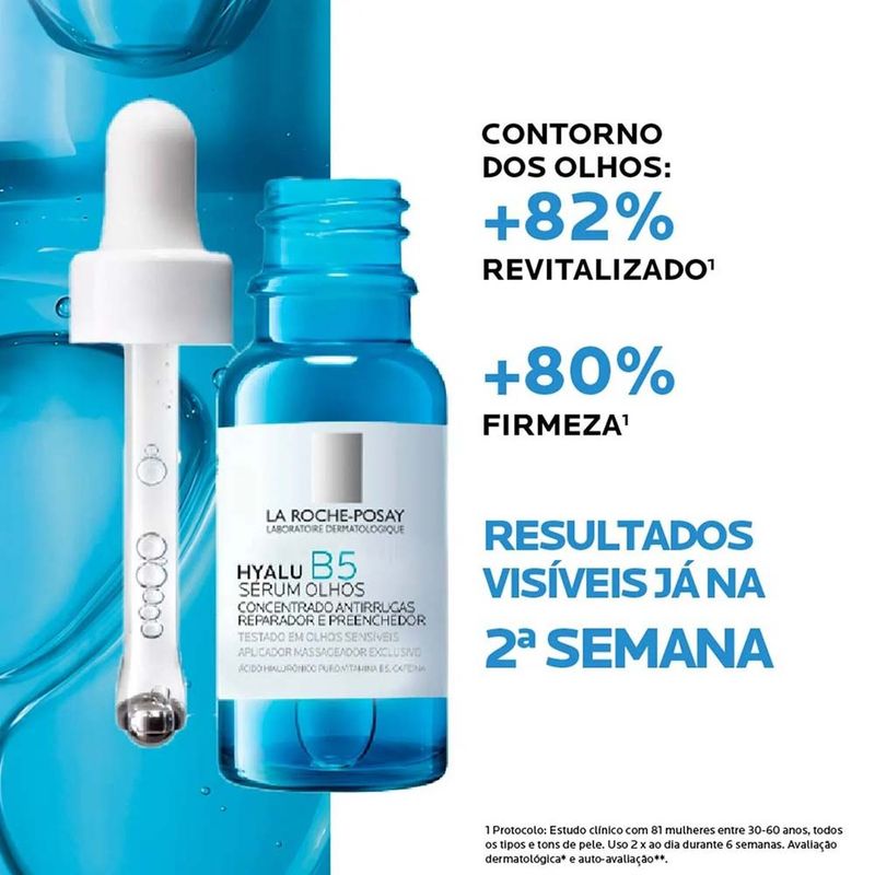 Sérum Reparador para Área dos Olhos La Roche Posay - Hyalu B5 Eye 15ml