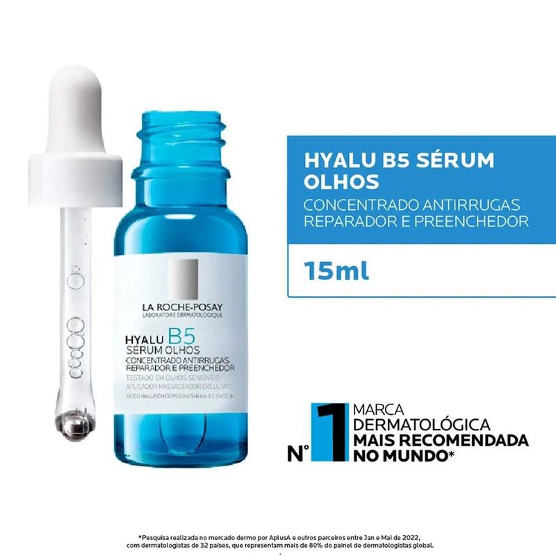 Sérum Reparador para Área dos Olhos La Roche Posay - Hyalu B5 Eye 15ml